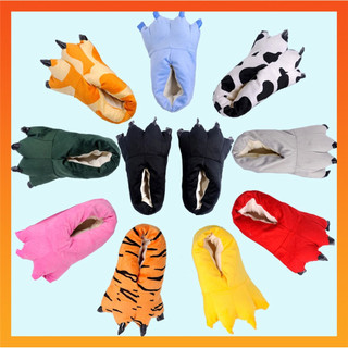 Pantufas de Pelúcia para Mulheres e Homens, Pantufas Macias e Quentes com Estampa de Desenho Animado, Pantufas de Invern
