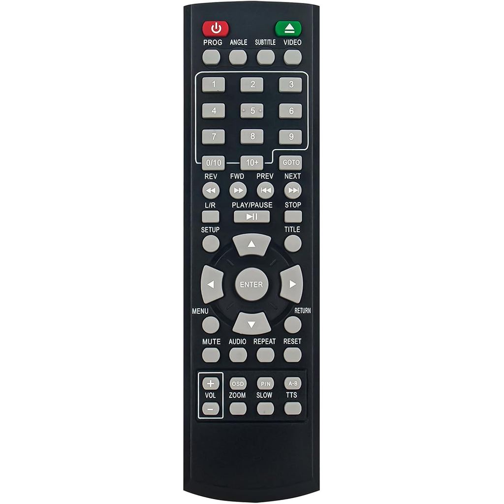 Controle Remoto de Substituição LR03 XL-6046 compatível com o DVD Player Onn 100008761 100093892 ONA18DP001 ONA19DP005 1