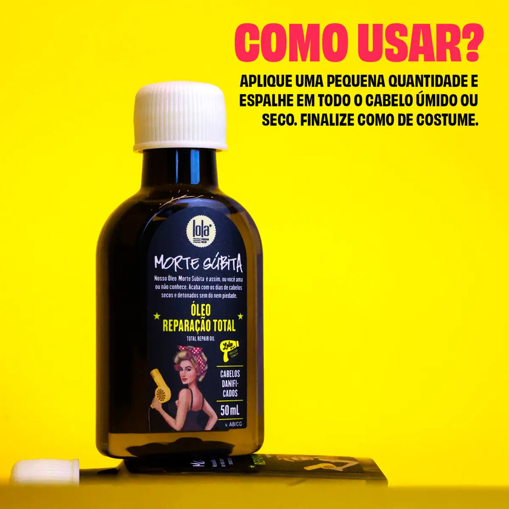 Oleo Reparaçao Total Lola Cosmetics Morte Subita 50ml · foto 2