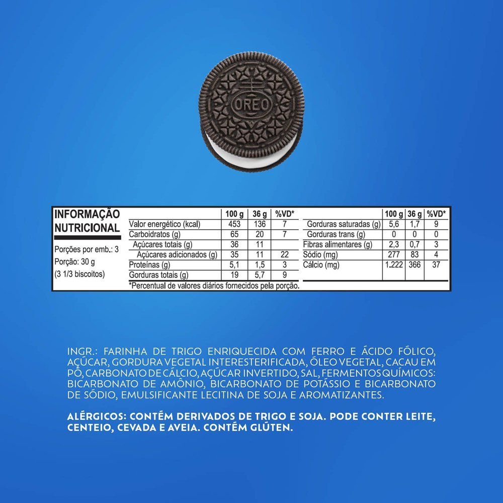 Oreo Biscoito recheado 90g · foto 2