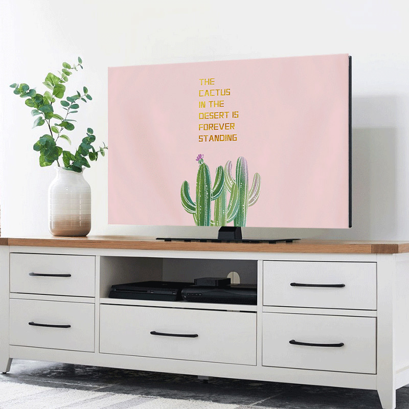 WZLDN813 novo estilo capa de TV capa Anti-poeira computador doméstico moderno estilo simples sala de estar acessórios de