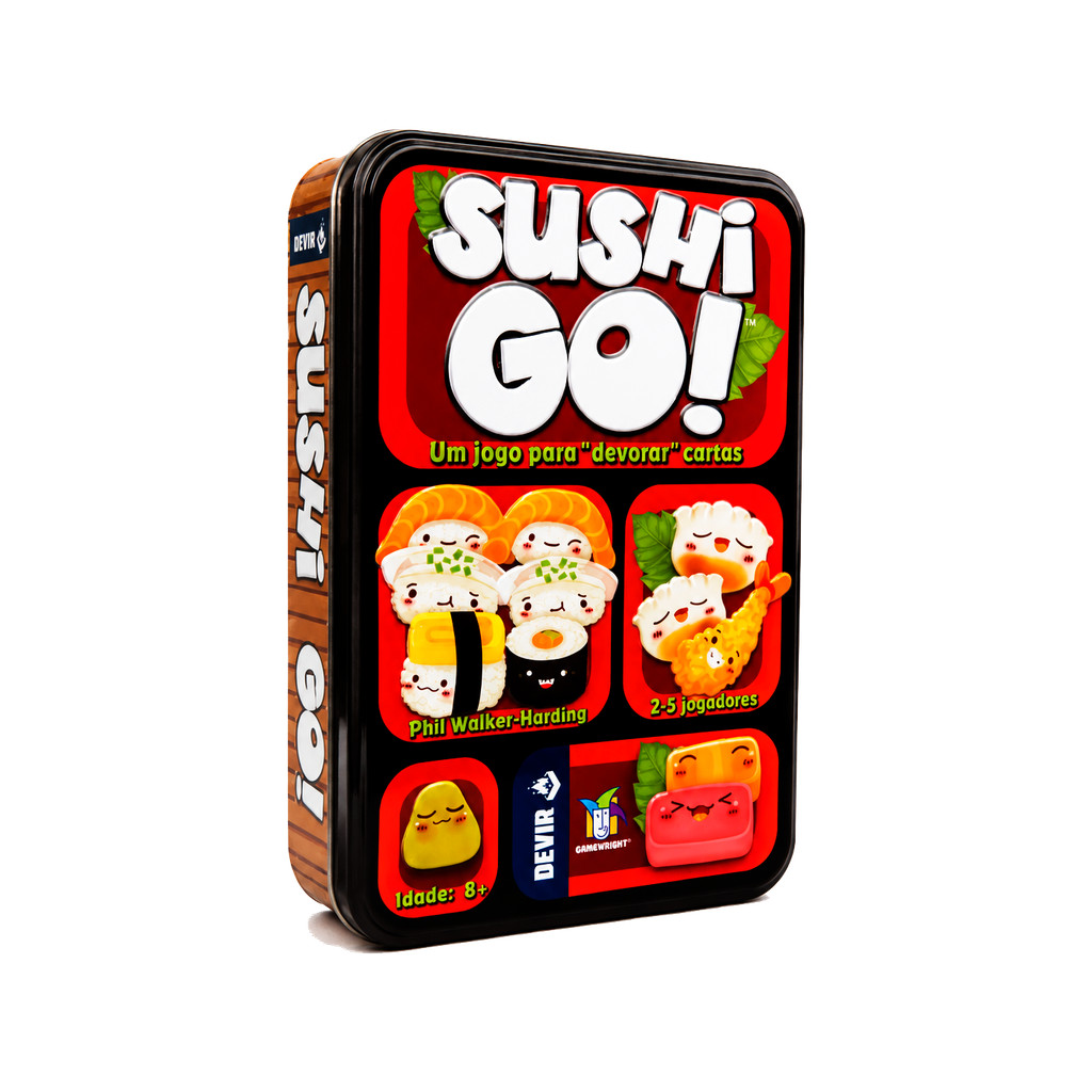 Sushi Go! Jogo de Cartas Combinação de Combos Estratégia Jogo Rápido Devir