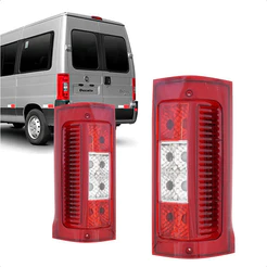 Lanterna Traseira Ducato 2005 A 2017 Vermelha/cristal Direit