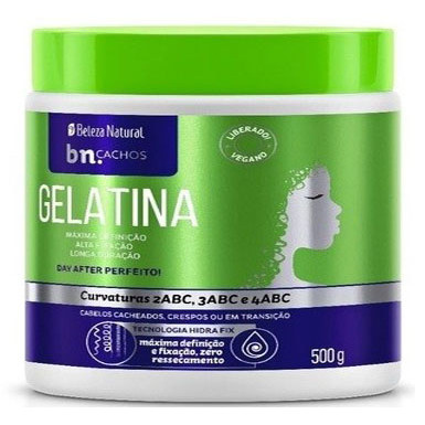 Gelatina Beleza Natural Cachos 500g - Beleza Natural