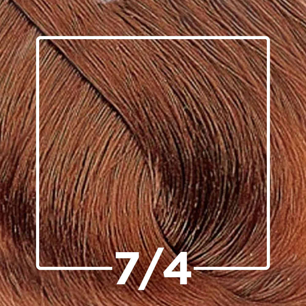 Tintura Creme Color Perfect Louro Médio Avermelhado 7/4