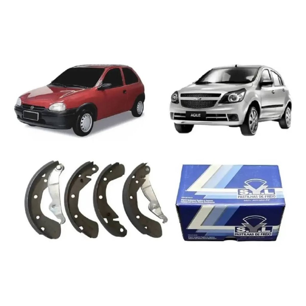 Sapata De Freio Do Agile Corsa Wind Classic Wagon Sedan 200m