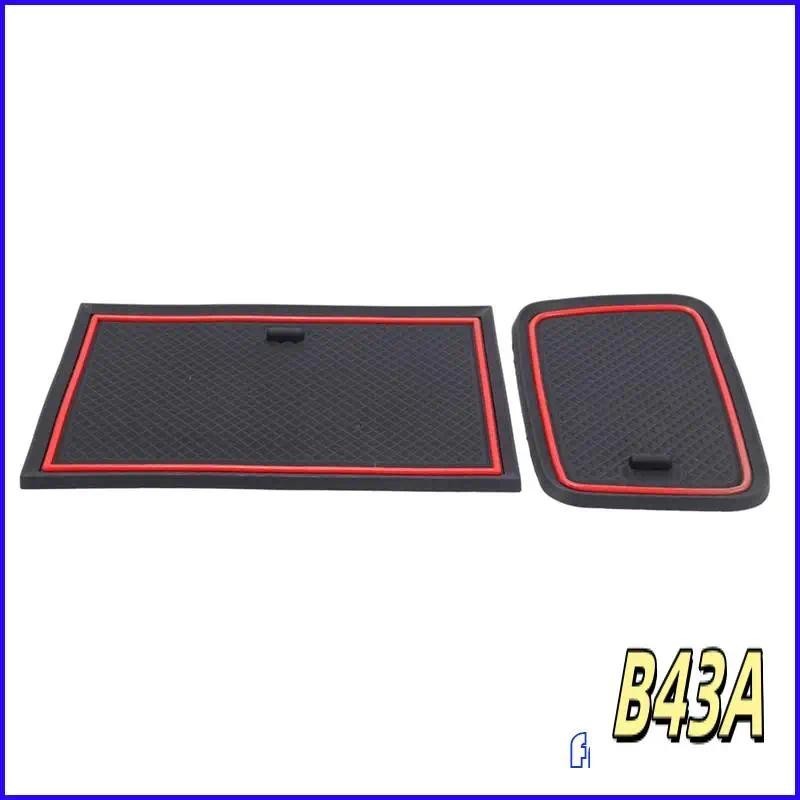 Sp-10Pcs Estilo Do Carro Vermelho Porta Sulco Esteira Acessórios De Substituição Para Renault Clio 4 Decoração Interior 
