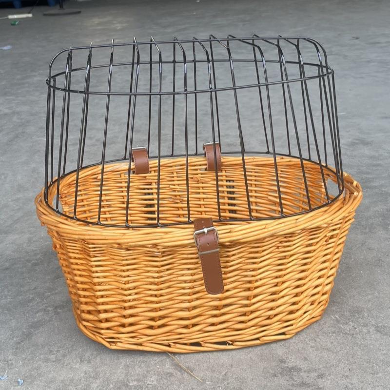 Cesta de bicicleta para animais de estimação, veículo elétrico, saco para animais de estimação, cesta frontal, cesta de