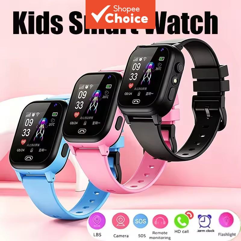 Crianças Relógio Inteligente 2G Cartão Sim Chamada SOS Download Câmera Monitor Rastreador Localização Presente 2026 Nova