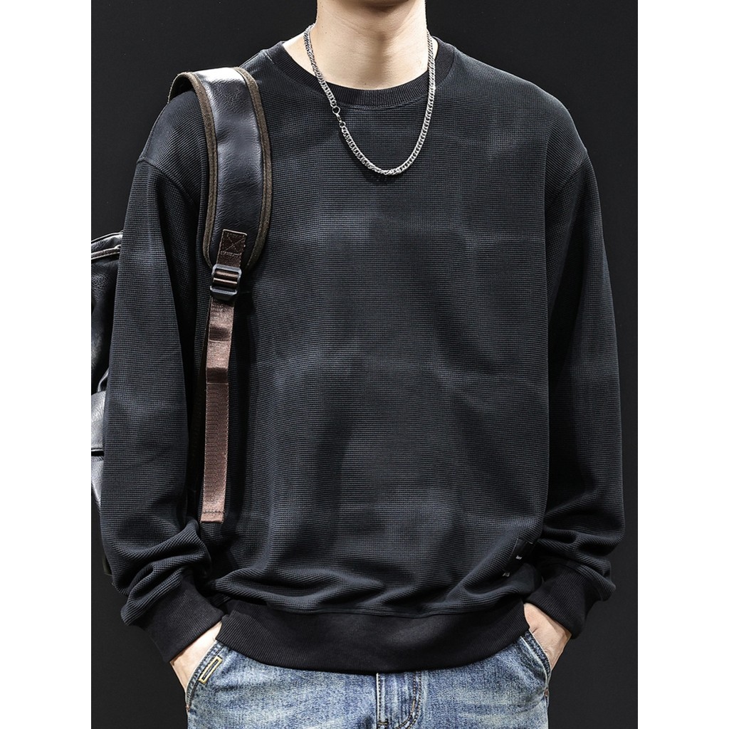 Linglongge moletom estampado masculino 2026 novo estilo roupas masculinas pesadas Plus Size roupa de rua masculina em to