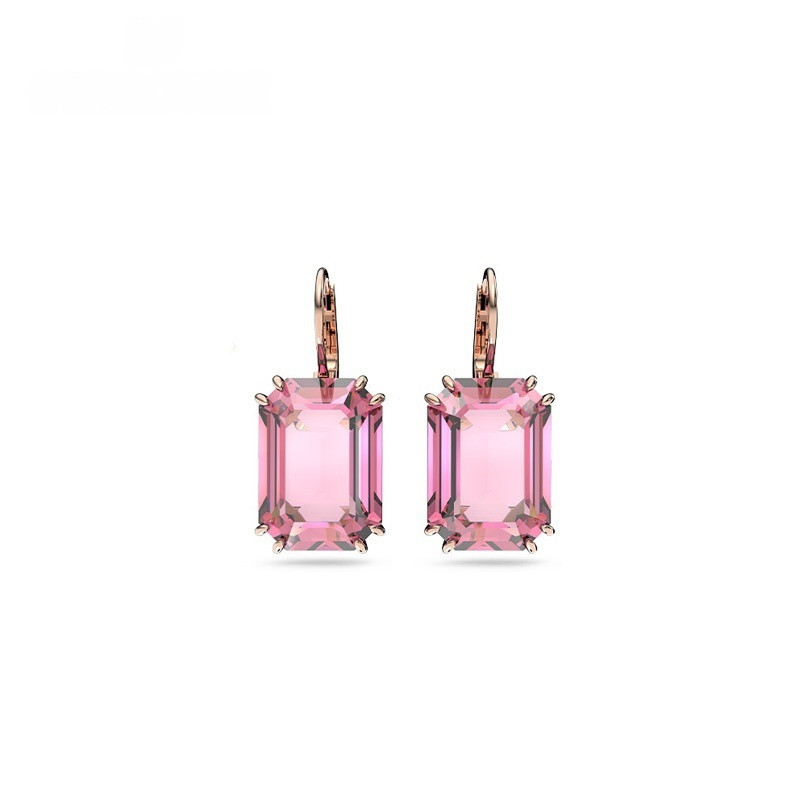 18R 0 MILLENIA Brincos Pendentes de Prata 925, Brincos de Diamante, Brincos Femininos, Presentes, Brincos de Pedras Prec
