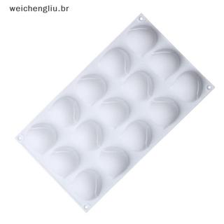 # weicheng 15 Cavidade Molde De Silicone De Avelã 3D Castanha Bolota Bandeja De Chocolate Para Mousse Bolo Sobremesa Coz