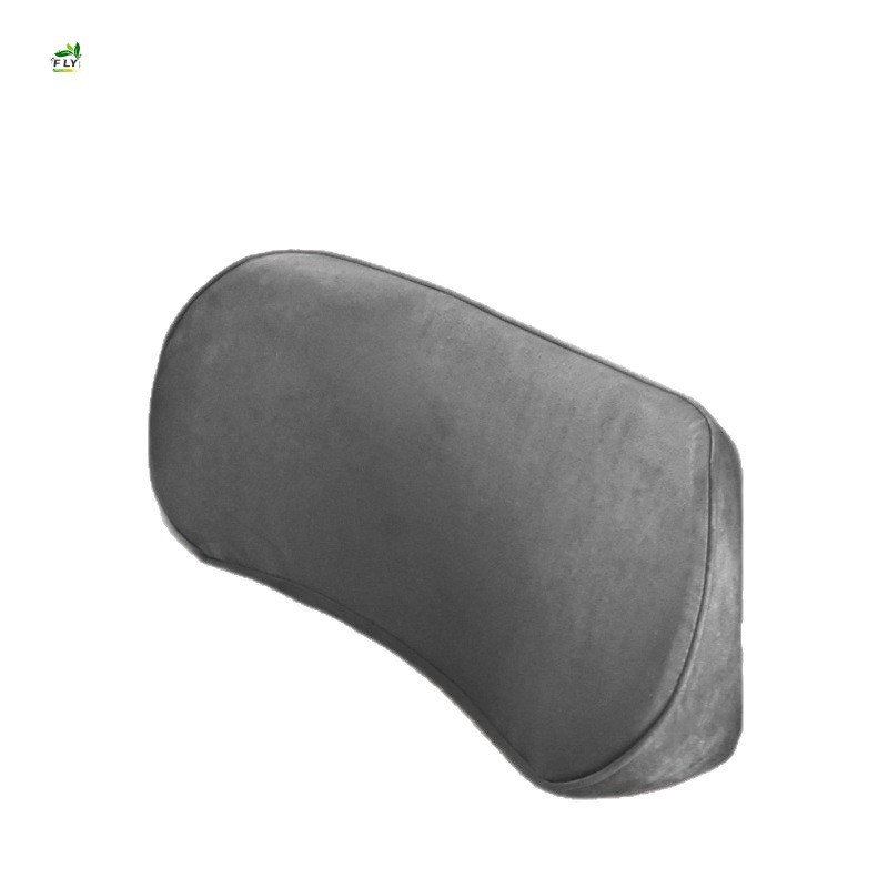 Almofada Lombar De Carro De Espuma De Memória Fina-Suporte De Assento De Cintura Para Protetor De Pescoço De Vértebra Tr