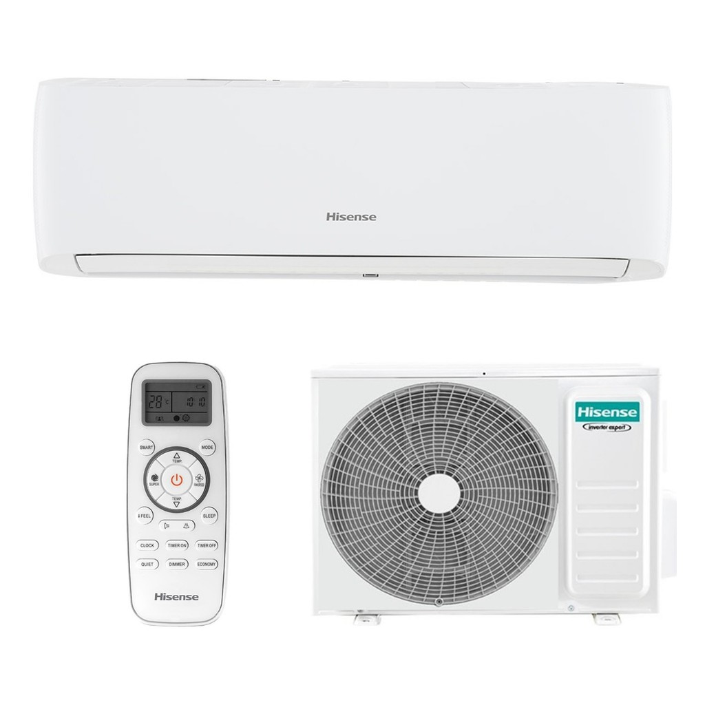 Ar Condicionado Split Hi-wall Hisense Eco Plus 22000 Btus Frio As-22tw2rxtck00 Inverter 220v