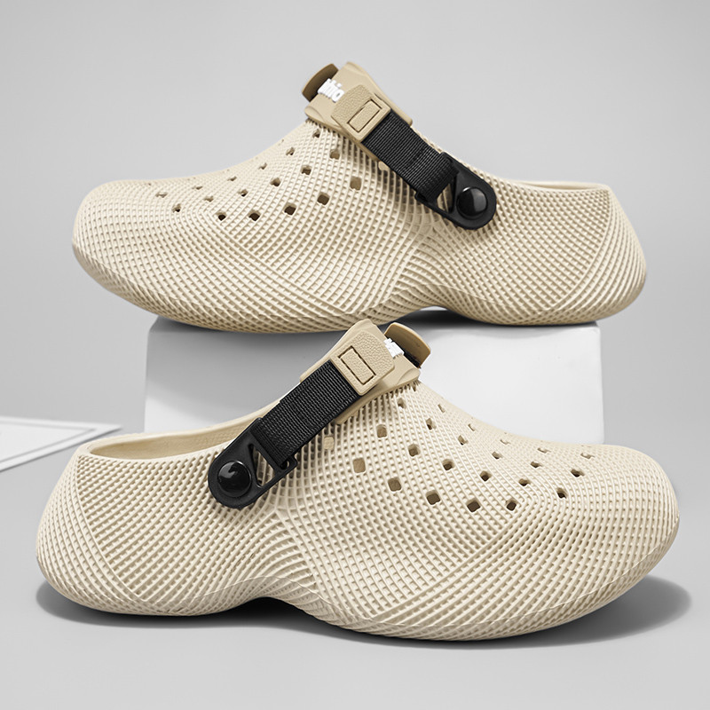 Sandálias masculinas 2026 novo estilo verão exterior wear adolescentes antiderrapante resistente ao desgaste chinelos de