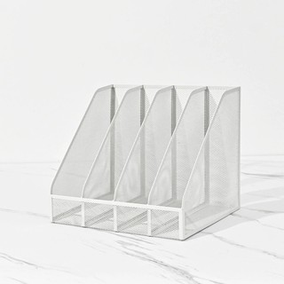 Organizador De Arquivos De Metal Desktop Multi-Camada Book Rack Office