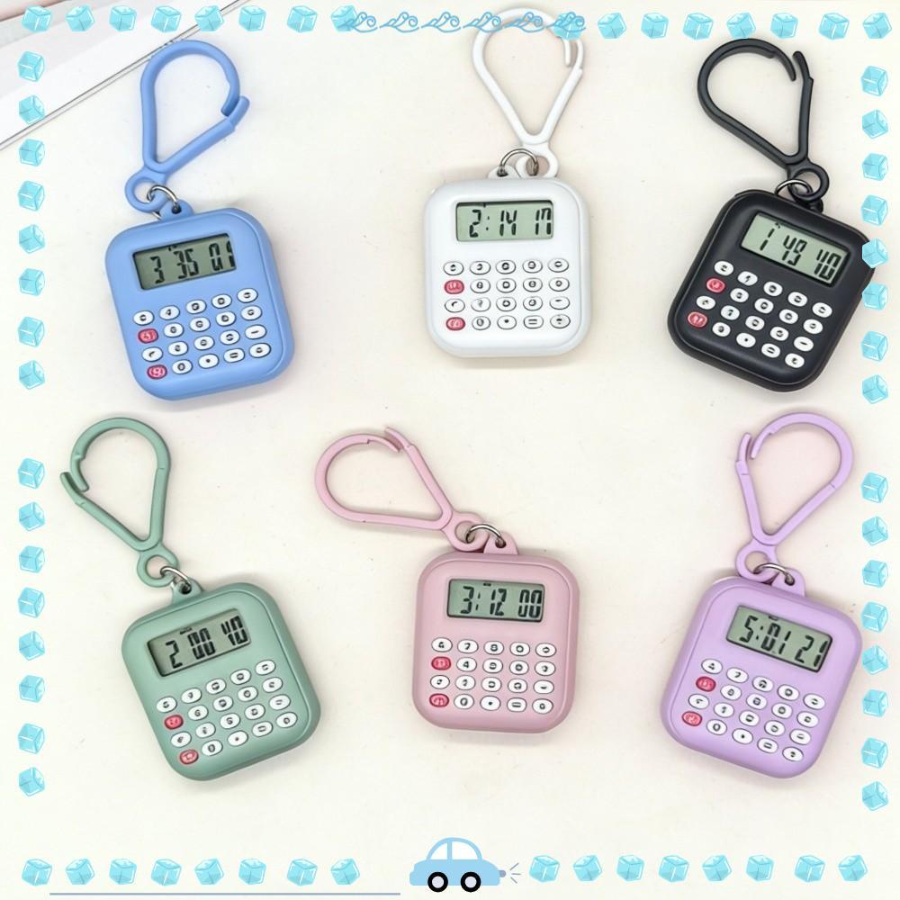 Calculadora Eletrônica De , Mini Portátil Multifuncional , De Chaveiro Com Display De 8 Dígitos