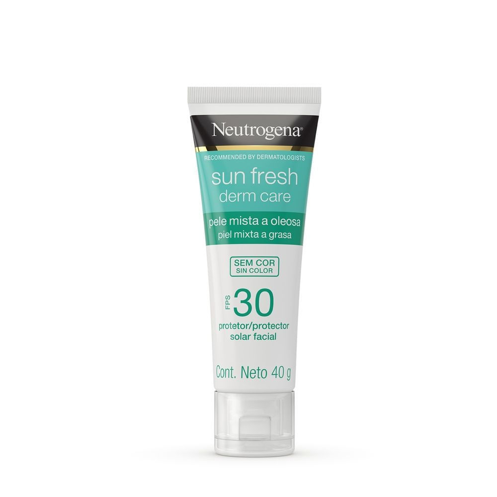 Protetor Solar Facial Neutrogena Sun Fresh Derm Care FPS 30 Sem Cor 40g