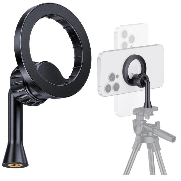 Suporte magnético para Tablet e celular, Selfie, tripé, câmera SLR, fotografia ao ar livre, Base de sapata fria