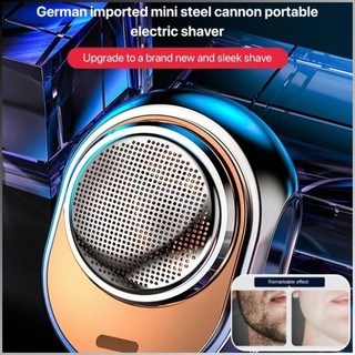 【Cabeça Arredondada】Barbeador Elétrico JS Alemão Portátil Recarregável USB/Barbeador Portátil/Para Viagem/Uso Diário