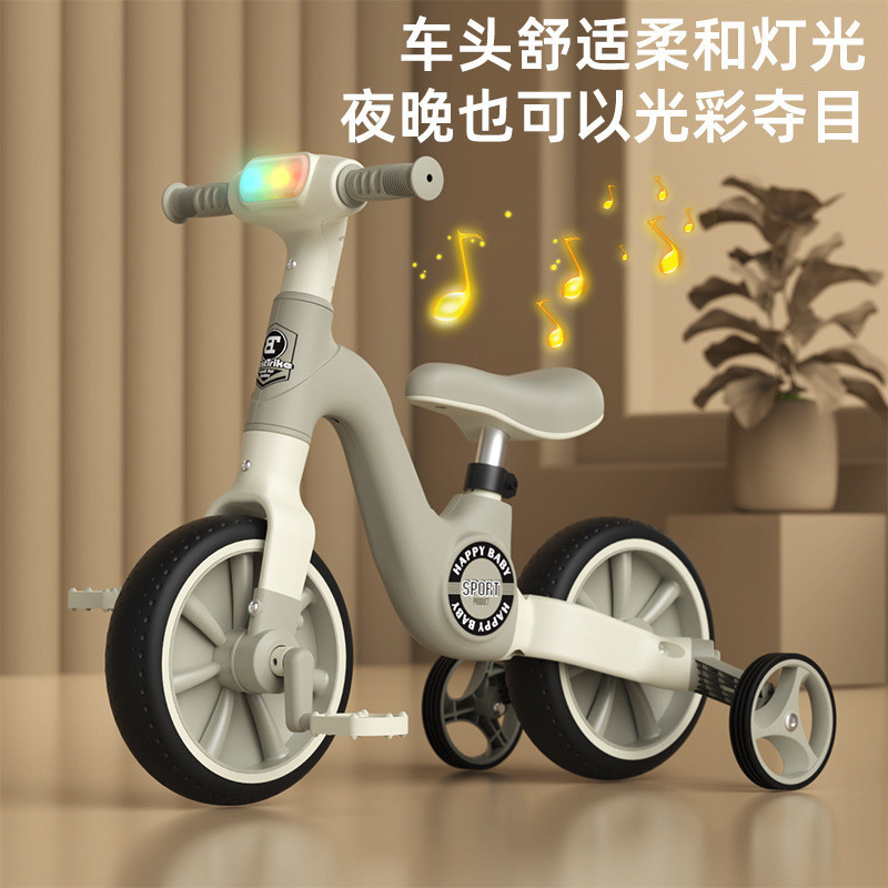 Novo estilo infantil multifuncional equilíbrio bicicleta novo estilo bicicleta meninos meninas brinquedo de três rodas m