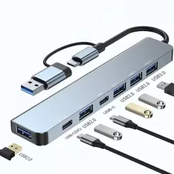 HUB USB 8IN1 3.0
