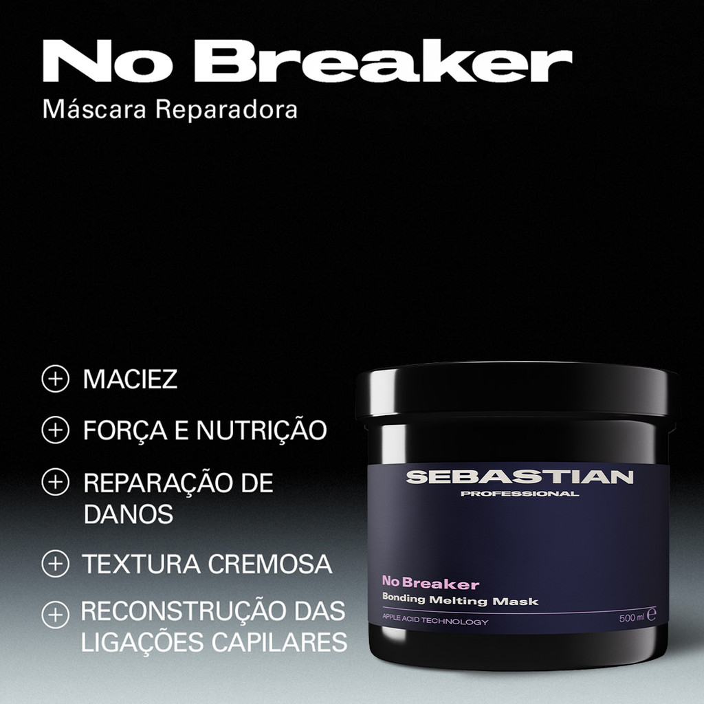 Sebastian Professional No Breaker - Máscara Capilar 500ml — imagem 2 de 2