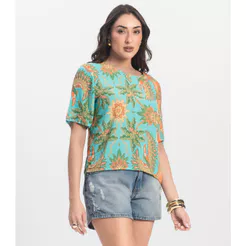 Blusa Feminina Infinita Cor Azul