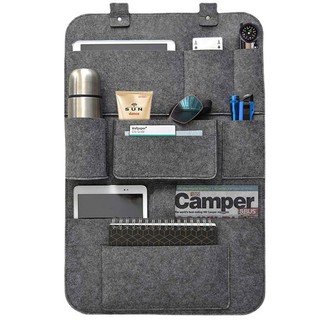 Novo organizador de feltro para carro, bolsa de armazenamento para pendurar no encosto do banco, acessórios para carro, 