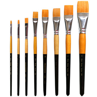 Coreia Coreia Hwahong Importado Huahong 950 Caneta Aquarela Lã Dourada Plana Água Giz Lã Caneta Plana Pincel de Lã 950 H