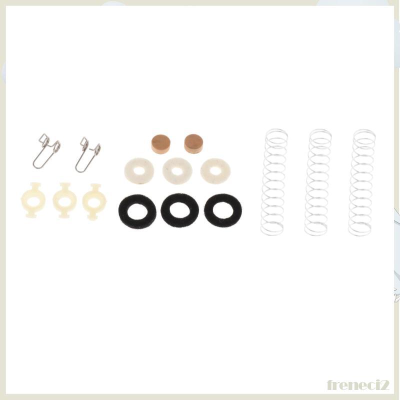 [Freneci2] Conjunto De Almofada De Cortiça Para Arruela De Feltro De Mola De Válvula De Trompete Substituição E Reparo D