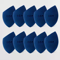 Kit Esponjas de Maquiagem - Flat Blend Azul Océane (10 Produtos)