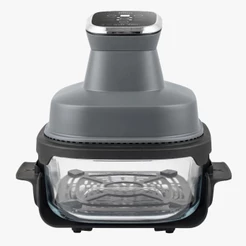 Fritadeira Elétrica 4L com Cesto de Vidro 1500W AFV-101 Air Fryer Travessa de vidro com Tampa Kian