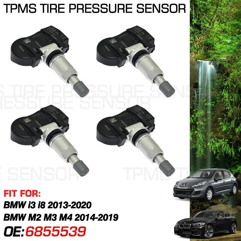 6855539 Para BMW i3 I01 I12 i8 I01 I12 2013-2020 M2 F87 M3 F80 M4 F82 F83 2014-2019 433MHz Monitor De Pressão Dos Pneus 