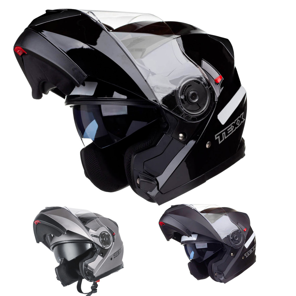 Capacete Texx Gladiator V3 Articulado Robocop Escamoteavel