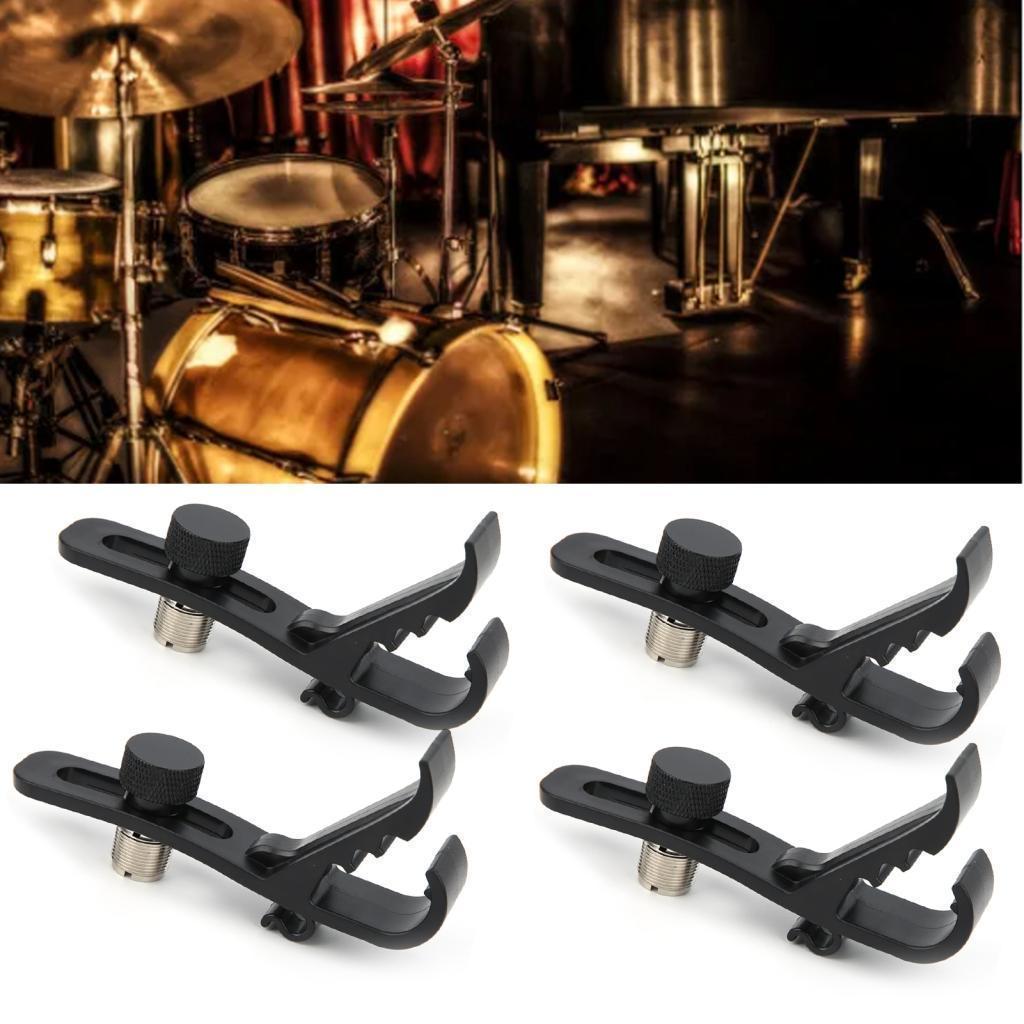 Mingzhe tambor microfone braçadeira à prova de choque pontos sulco ajustado altura instrumento musical suprimentos para