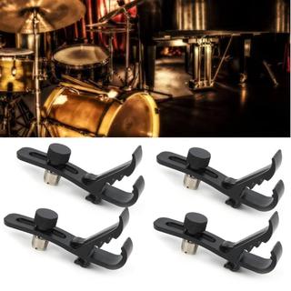 Mingzhe tambor microfone braçadeira à prova de choque pontos sulco ajustado altura instrumento musical suprimentos para