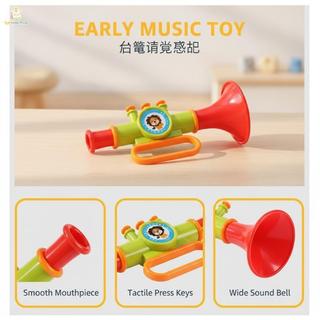 Apito Fofo Para Crianças Com Chifre , Adorável Brinquedo Musical Multicolorido Ecológico , Jogos Casuais , À Prova D'águ