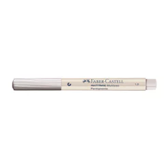 Pincel marcador multisuperfícies Multimark 1.0mm Branco 357153 Faber-Castell