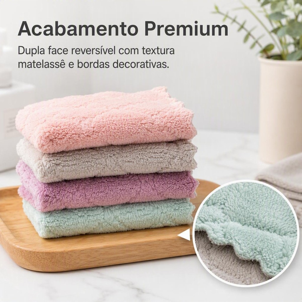 1/2/5 Pcs Pano De Prato Forte Absorção De Água Microfibras Casa Pano De Limpeza Super Absorvente Microfibra Toalha