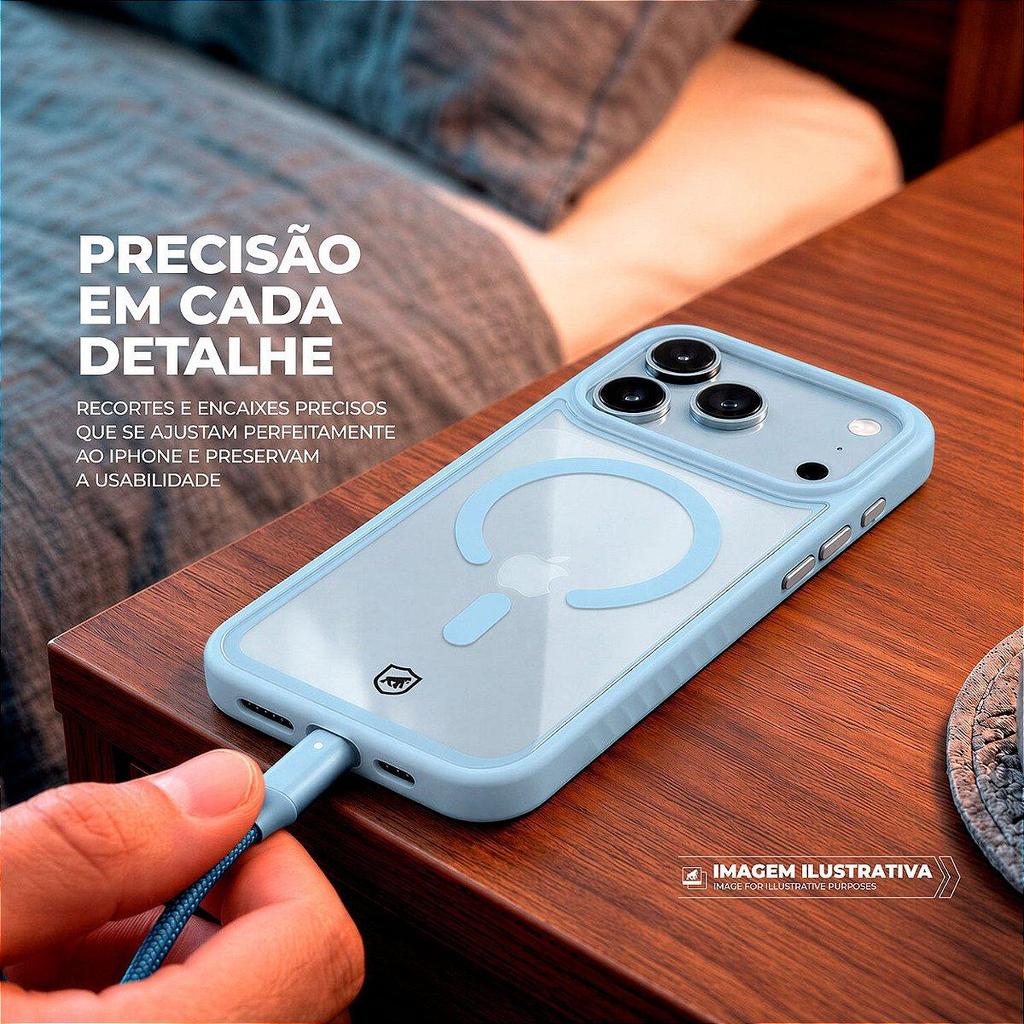 Capa para iPhone 17 Pro Max/18 Pro Max - Wave Light Blue - Gshield — imagem 2 de 2