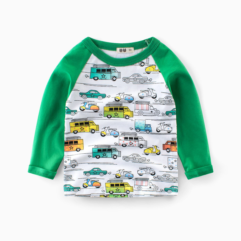 Crianças camiseta de manga comprida 2026 primavera outono roupas crianças meninos bebê meninas versão coreana camisa de 