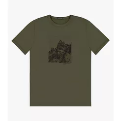 Camiseta Masculina em Meia Malha Diametro Verde