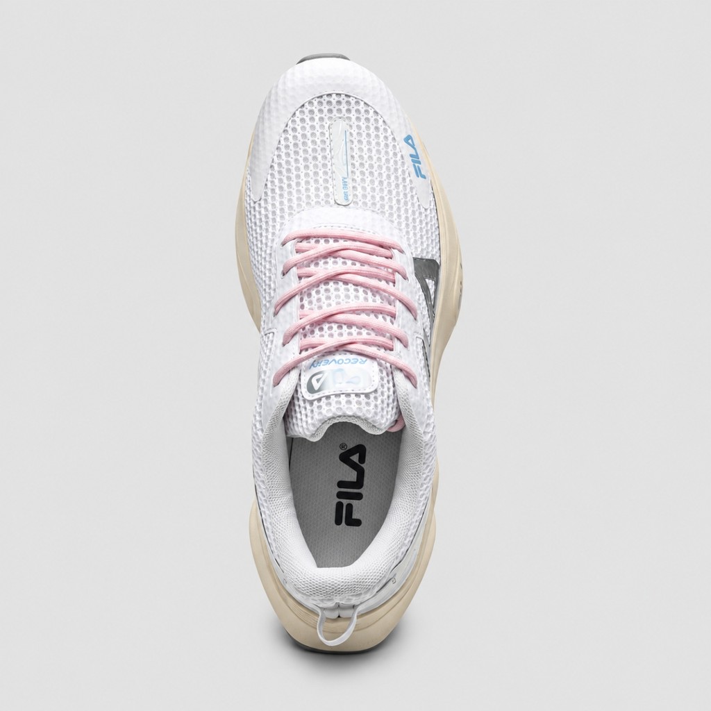 Tênis Fila Recovery Academia Casual Treino Feminino Branco — imagem 2 de 2