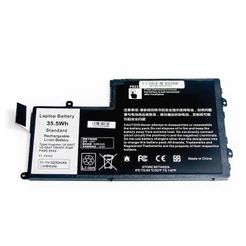 Bateria para notebook compatível com Dell Inspiron 15-5557 | 3400mAh