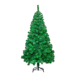 ÁRVORE DE NATAL GRANDE REAL DESMONTÁVEL E BASE DE FERRO