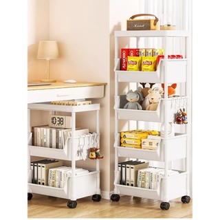 Rack de armazenamento de livros infantis, estante de chão, organizador multicamadas doméstico, carrinho móvel, rack de l