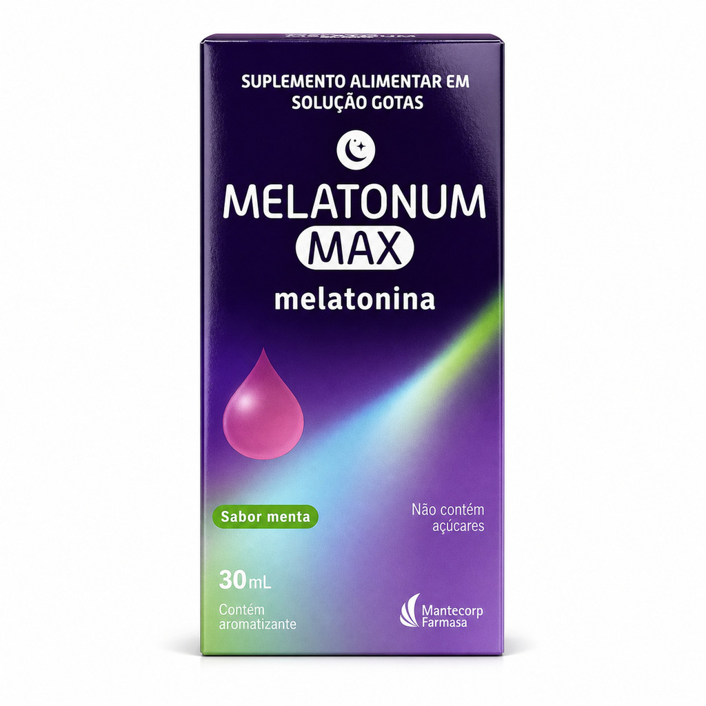 Melatonum Max 30 ml – Melatonina para Auxiliar no Sono da Hypera