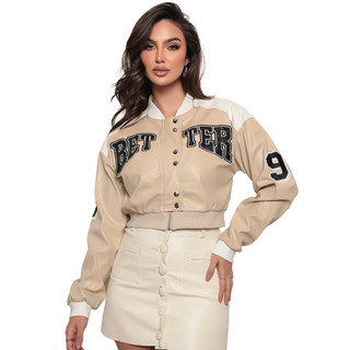 Jaqueta Better Couro Pu Moda Blogueira