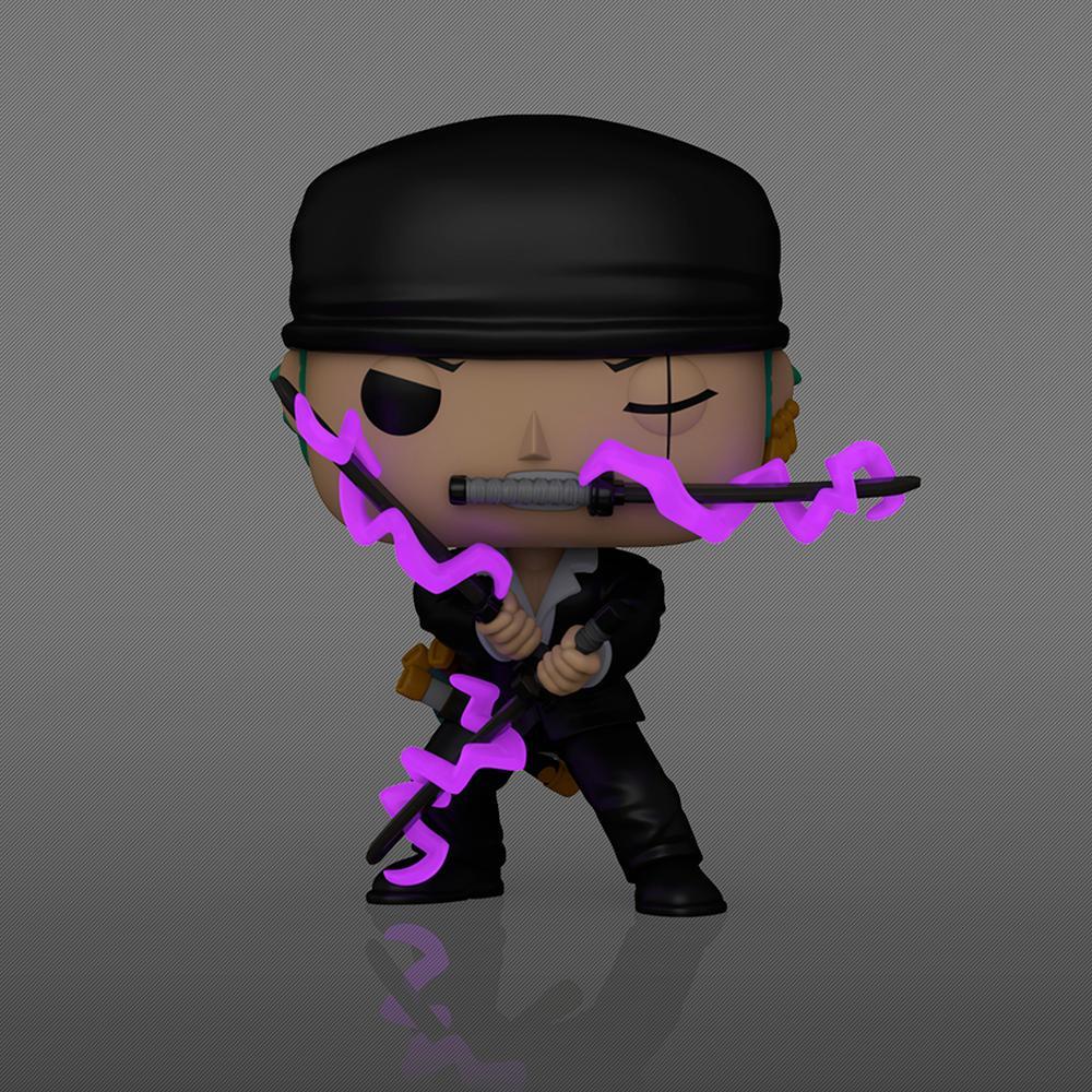 Boneco Funko Pop! Exclusivo One Piece Dress Rosa Zoro (Glow) — imagem 2 de 2
